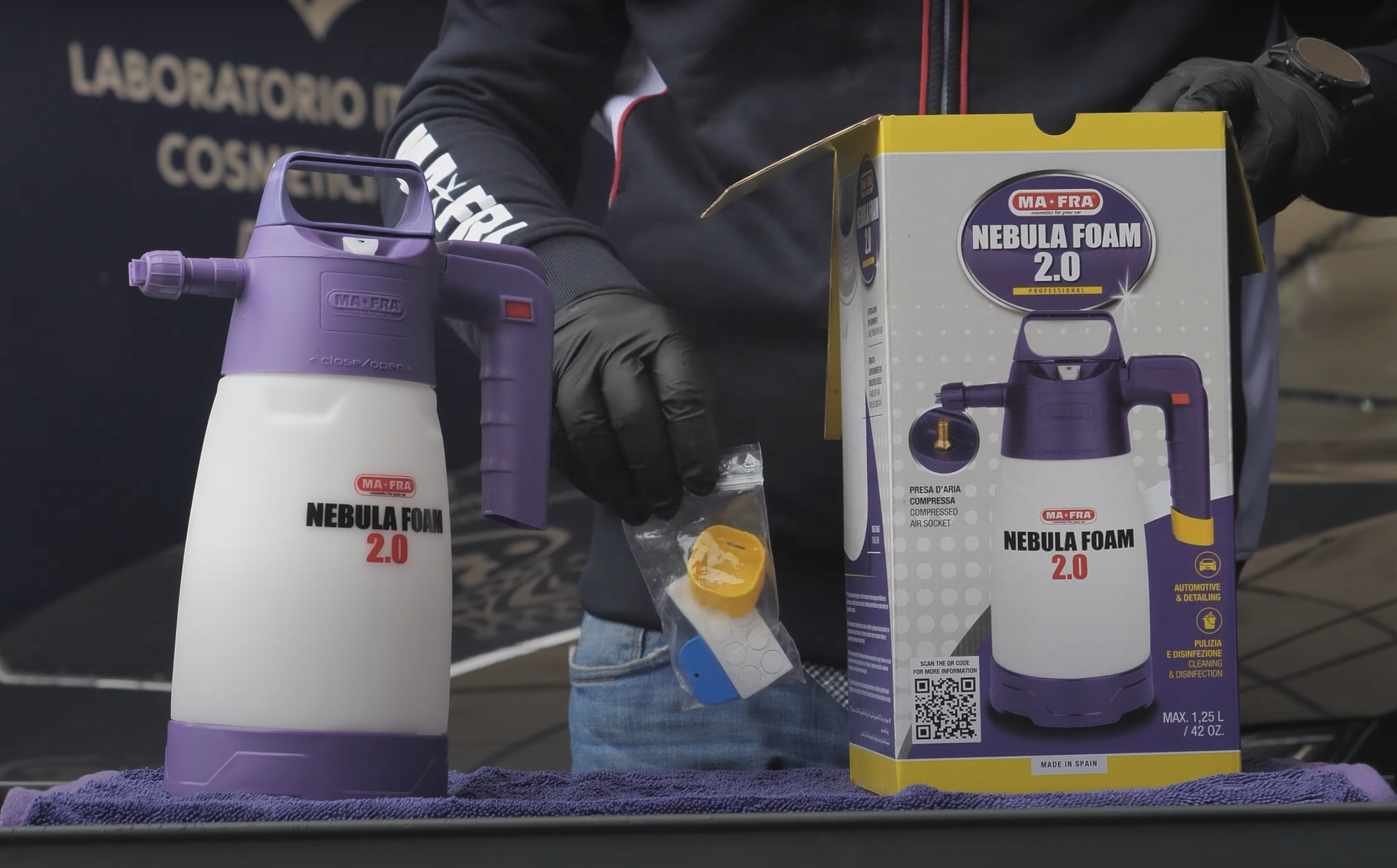 Mafra Nebula Foam 2.0 Sprayer (Bi-use Foam sprayer) Mafra Nebula Foam 2.0 Sprayer (Bi-use Foam Nebuliser) - Mafra Official Store Singapore