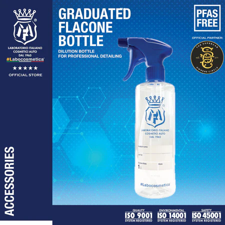 labocosmetica flacone graduated dilution bottle 500ml